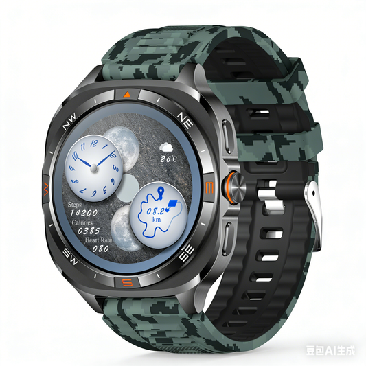 G400 Smart Watch for Men Women IP68 Waterproof 1.46'' Ultra-Clear Screen with Heart Rate/Sleep