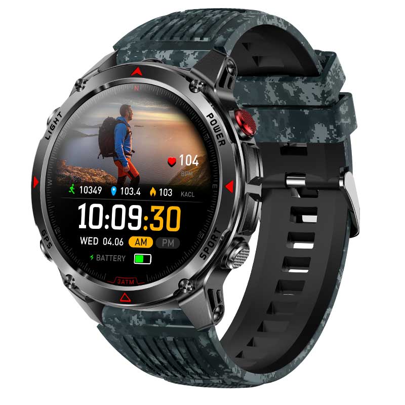 HT37 Smart Watch 1.46" IPS Touchscreen Fitness Healthy Tracker with Bluetooth Calling