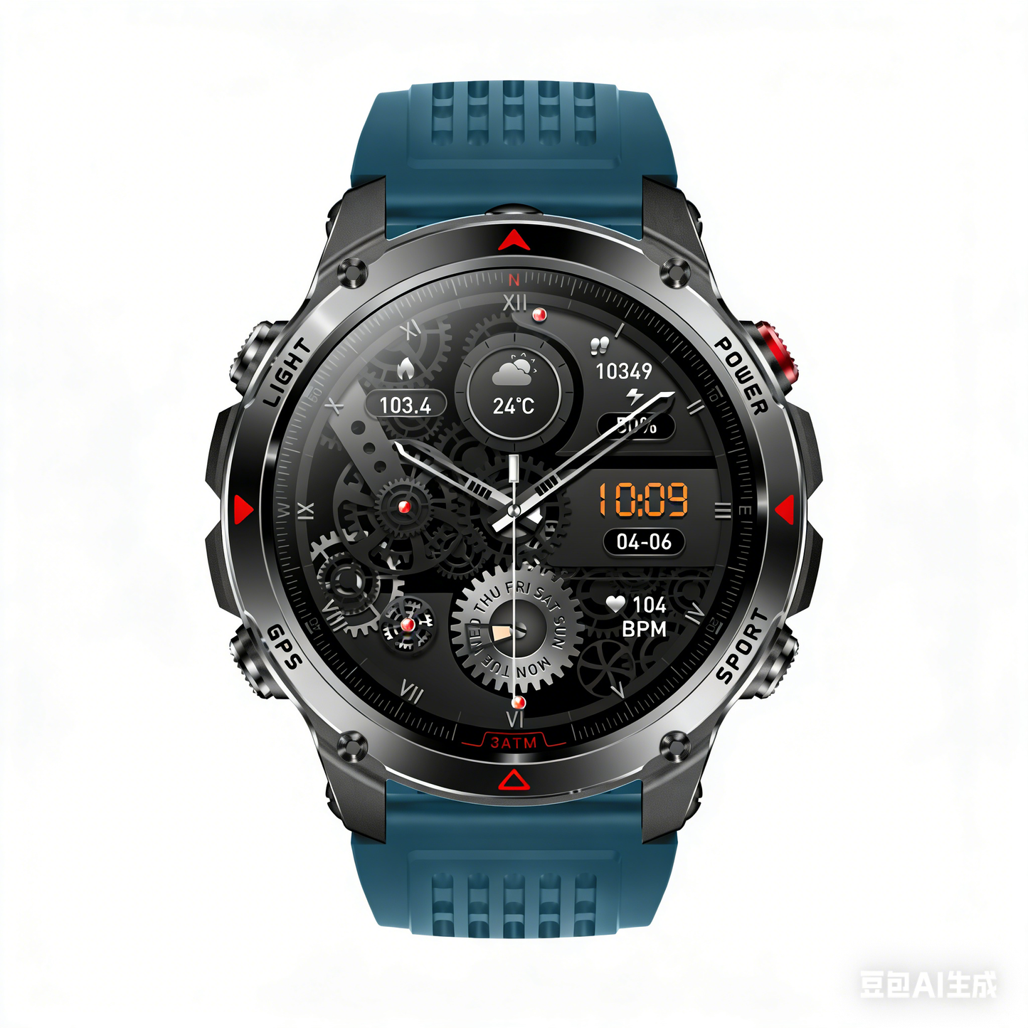 HT37 Smart Watch 1.46" IPS Touchscreen Fitness Healthy Tracker with Bluetooth Calling