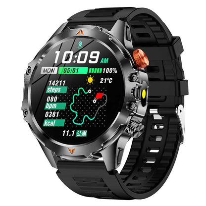 V75 Smart Watch 1000mAh Large Battery IP68 Waterproof With All-metal Body Design