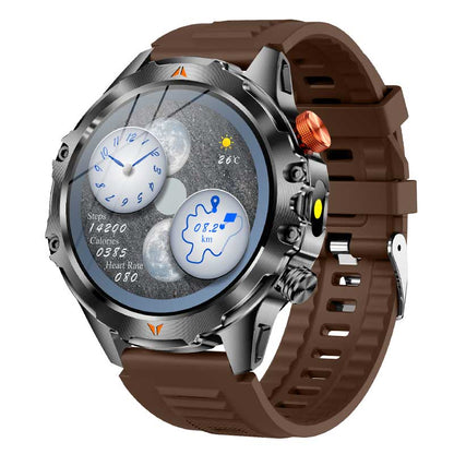 V75 Smart Watch 1000mAh Large Battery IP68 Waterproof With All-metal Body Design