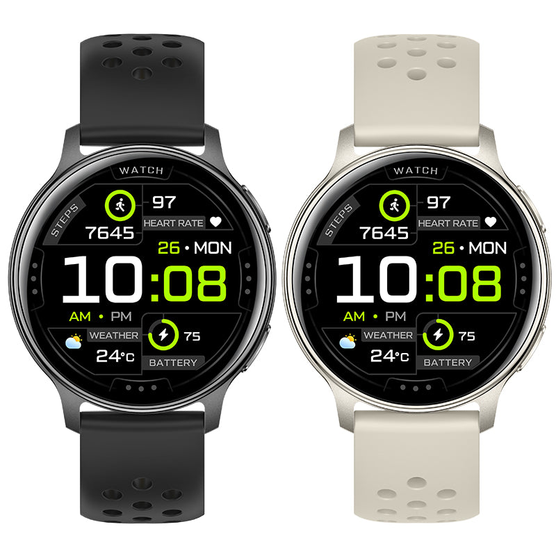 HT43 Smart Watch – 1.32" AMOLED Display, Bluetooth Calling, 100+ Sports Modes, Heart Rate & SpO2 Monitoring, 3ATM Waterproof