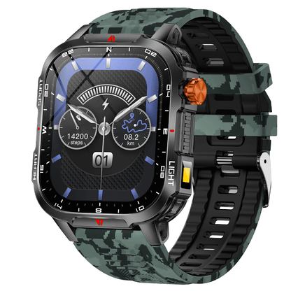 V35 Smart Watch 2.01" HD Full Touch Screen Bluetooth Call IP68 Waterproof Fitness Tracker Heart