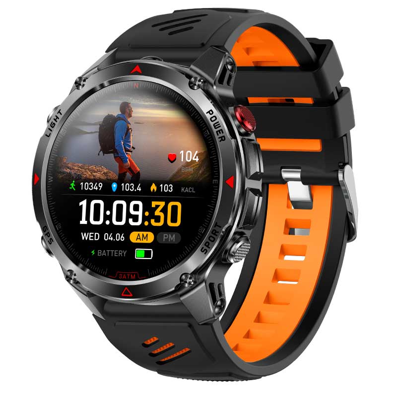 HT37 Smart Watch 1.46" IPS Touchscreen Fitness Healthy Tracker with Bluetooth Calling