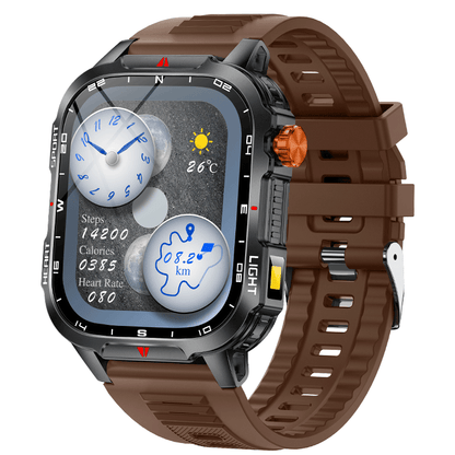 V35 Smart Watch 2.01" HD Full Touch Screen Bluetooth Call IP68 Waterproof Fitness Tracker Heart