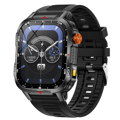 V35 Smart Watch 2.01" HD Full Touch Screen Bluetooth Call IP68 Waterproof Fitness Tracker Heart
